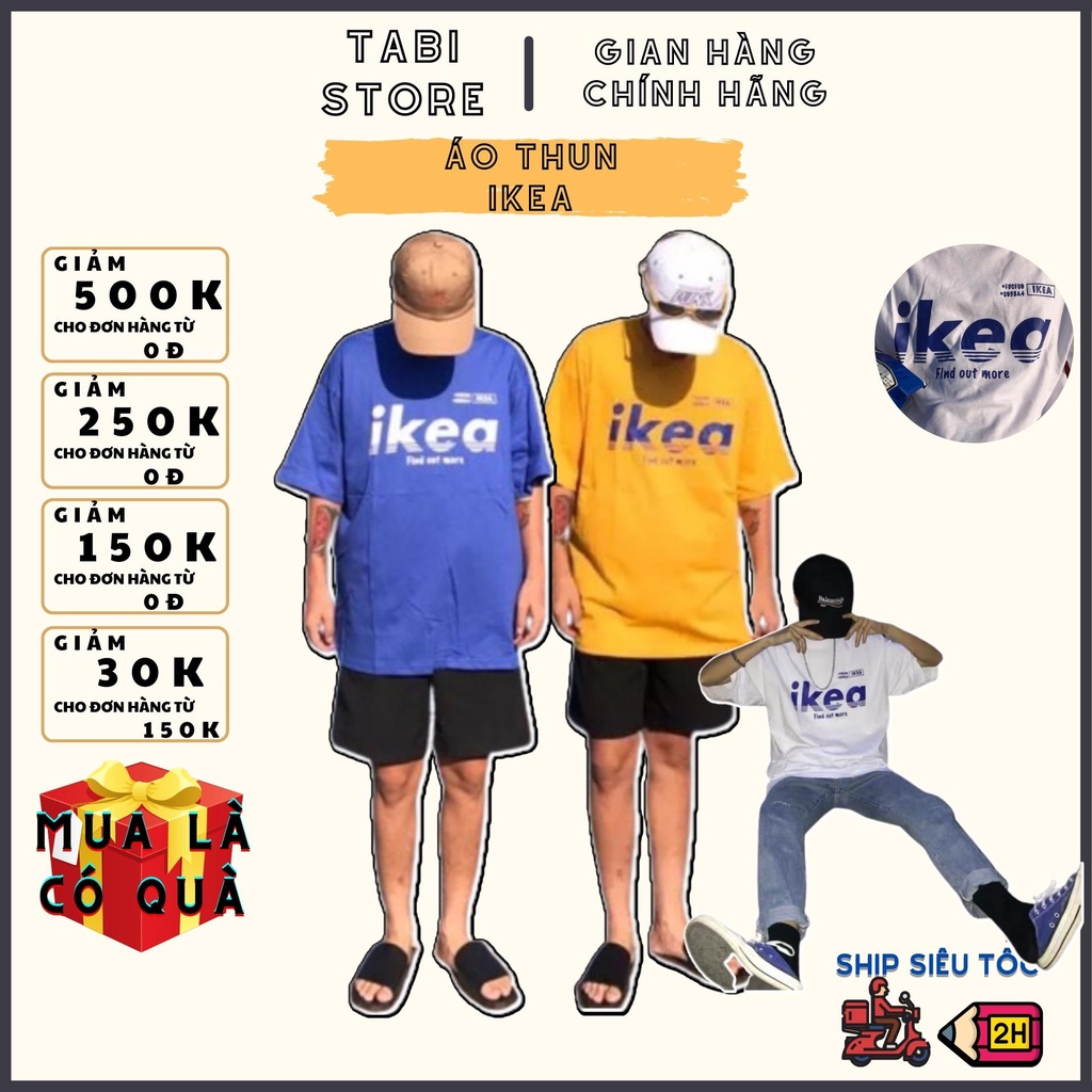 Áo tay lỡ dáng rộng dưới 70kg tabistore - IKEA