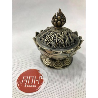 Lư đồng xông trầm 02 (kt 7x7x7.5 cm)