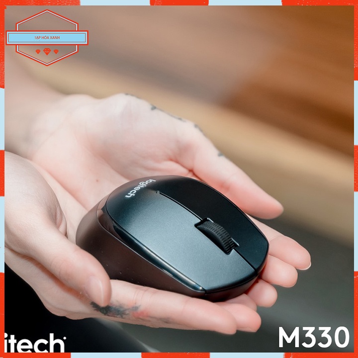 Chuột Máy Vi Tính Laptop PC Không Dây MOUSE Logitech M330 Silent Văn Phòng