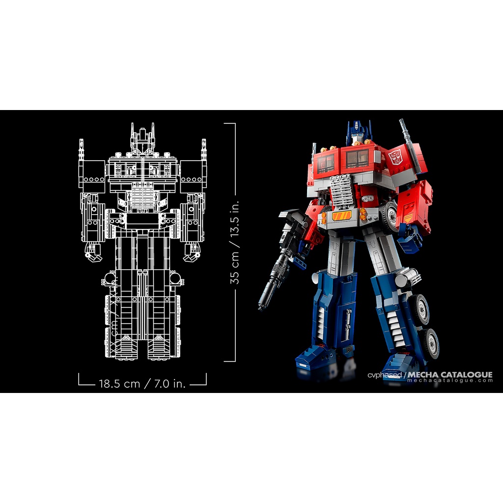 10302 Đồ chơi lắp ráp Iego® ICONS™ Optimus Prime - Đồ chơi xếp hình Người máy biến hình