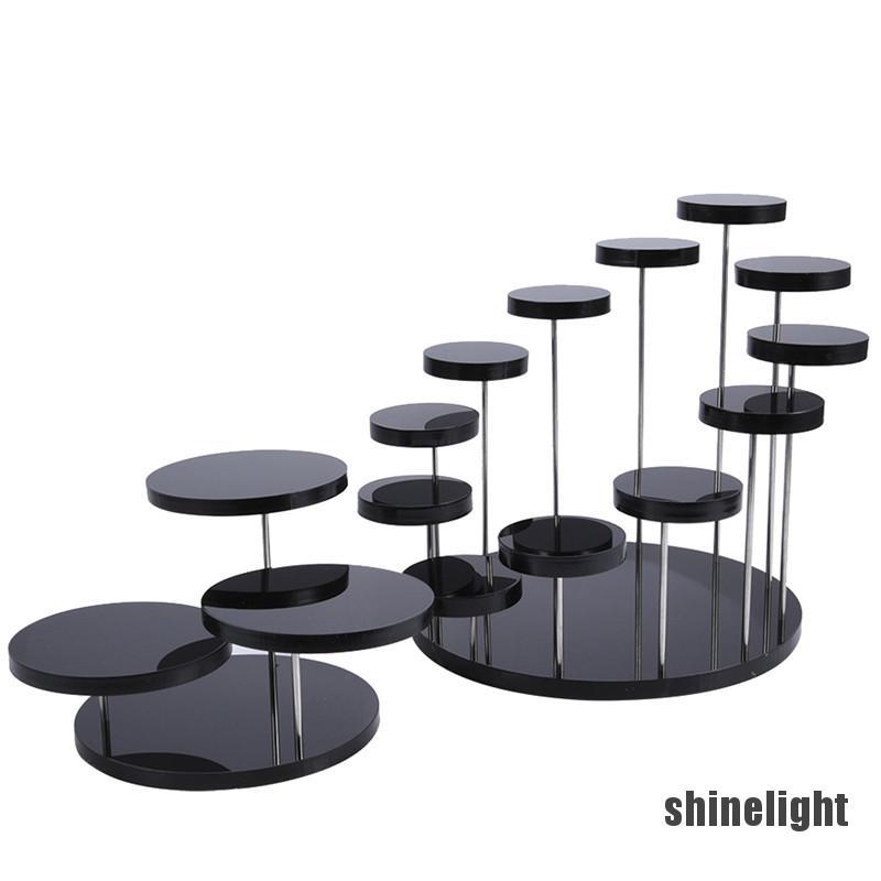 [shinelight] Cupcake Stand Acrylic Display Stand For jewelry Cake Dessert Rack Party Decor