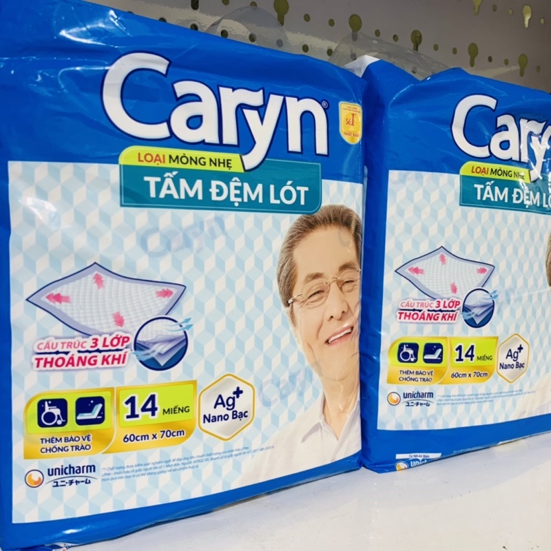 Tã dán và đệm lót Caryn size ML10 - ML20 - XL10 - đệm lót size 14