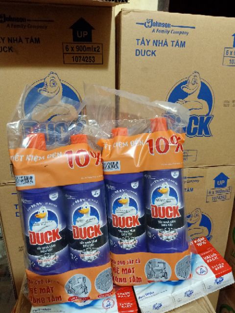 ( HN ) combo 2 chai nước tẩy Bồn cầu Duck 900ml/1 chai