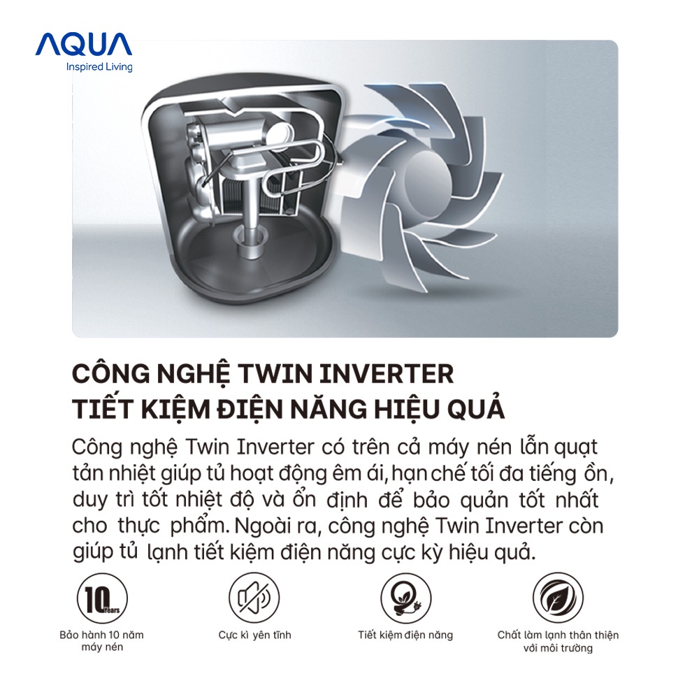 Miễn phí giao hàng Toàn Quốc - Tủ lạnh ngăn đông trên Aqua 186 Lít AQR-T219FA