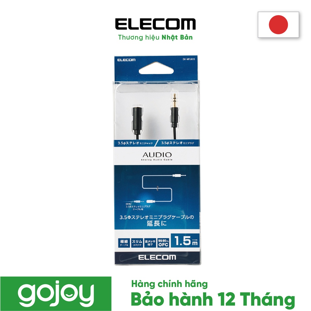 Cáp AV nối 3.5φ 1.5m ELECOM DH-MPJN15