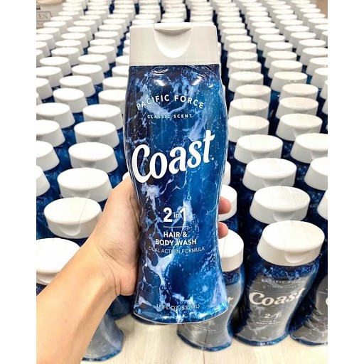 👦🧔🧑 SỮA TẮM GỘI NAM 2IN1 COAST 532ML MỸ 🇺🇸🇺🇸🇺🇸