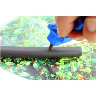 Dùi đục lỗ có hỗ trợ lắp ống , đục lỗ ống pe, khoan lỗ ống hdpe, ldpe