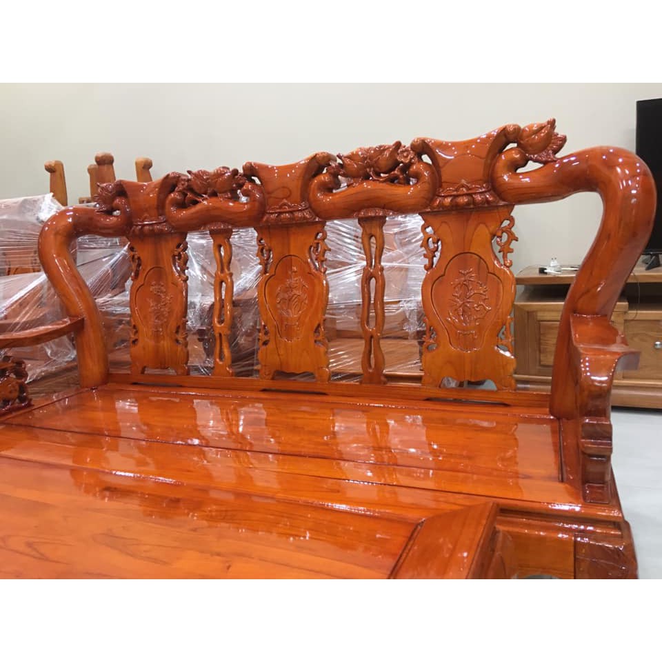 Bộ bàn ghế Minh Quốc Đào gỗ Xoan Ta