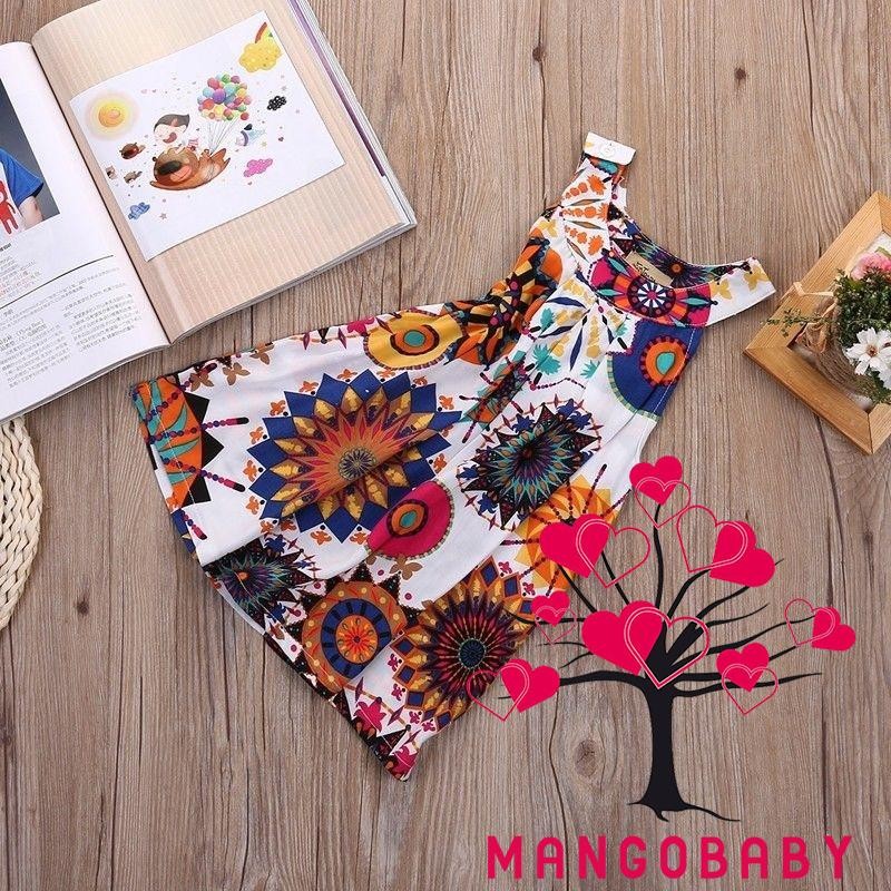 Đầm Xoè Tulle Phối Hoa Cho Bé Gái 022