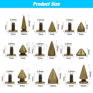 Set 50 Đinh Tán Bằng Đồng Dùng Để Làm Đồ Da diy