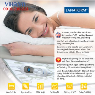 ĐỆM ĐIỆN ĐÔI LANAFORM S2