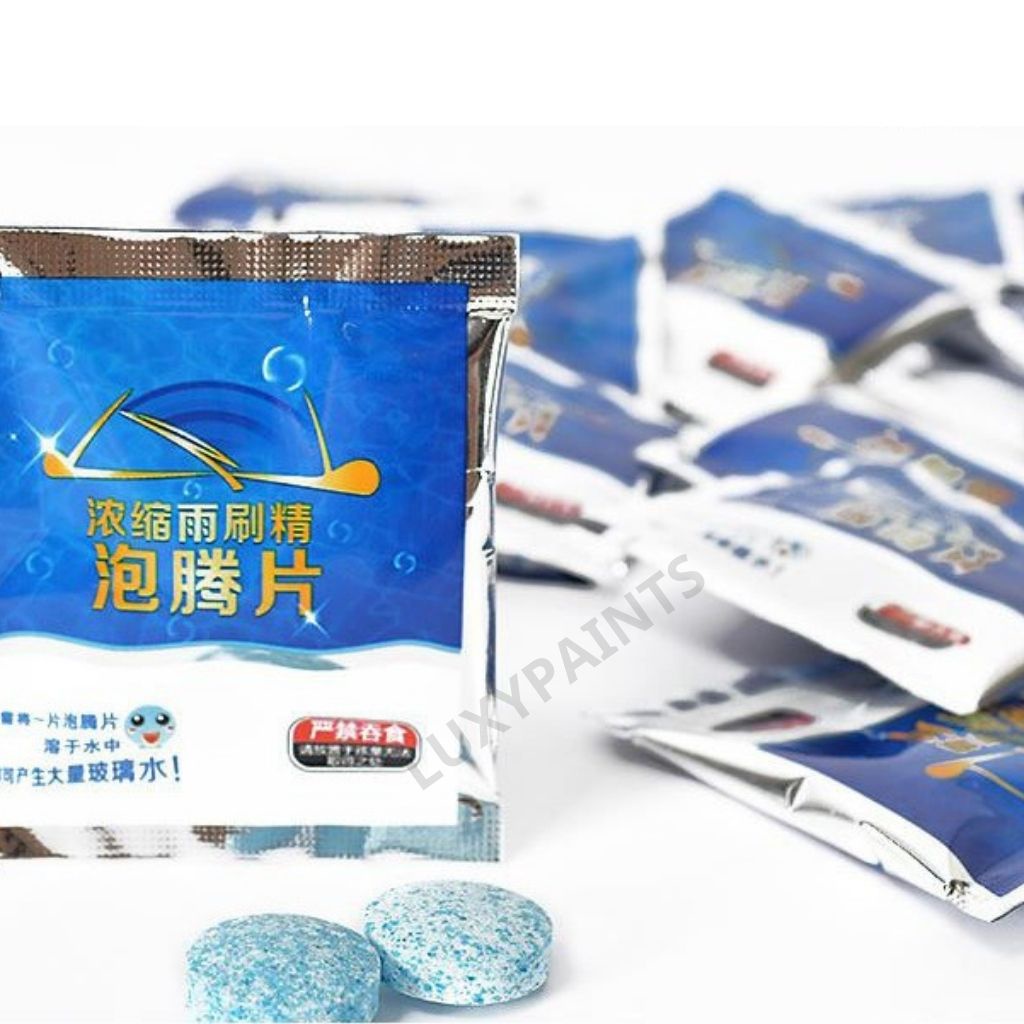 Viên Sủi Rửa Kính Xe Ô Tô LUXYPAINTS, Viên Sủi Rửa Kính Xe Hơi Tiện Dụng Giá Rẻ Tiết Kiệm Loại Mới Nhất LXP_VXXH