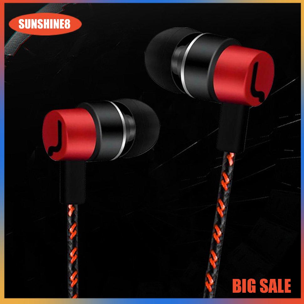 【SUN】Mp3 Headset For Mobile Phone Computer Universal In-Ear Stereo Earphone