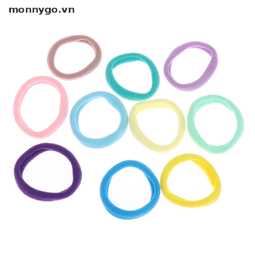 50 Dây Buộc Tóc Co Dãn Mềm Mại Cho Nữ