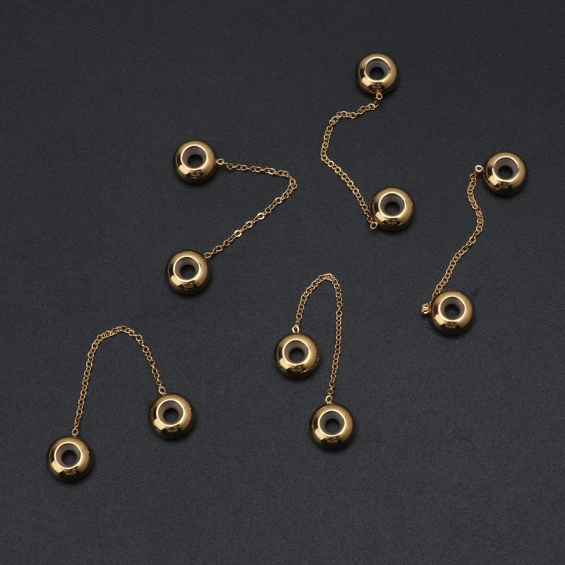 Hạt Xâu Chuỗi Bằng Cao Su Silicone 925 Màu Bạc Làm Trang Sức Cho Nữ