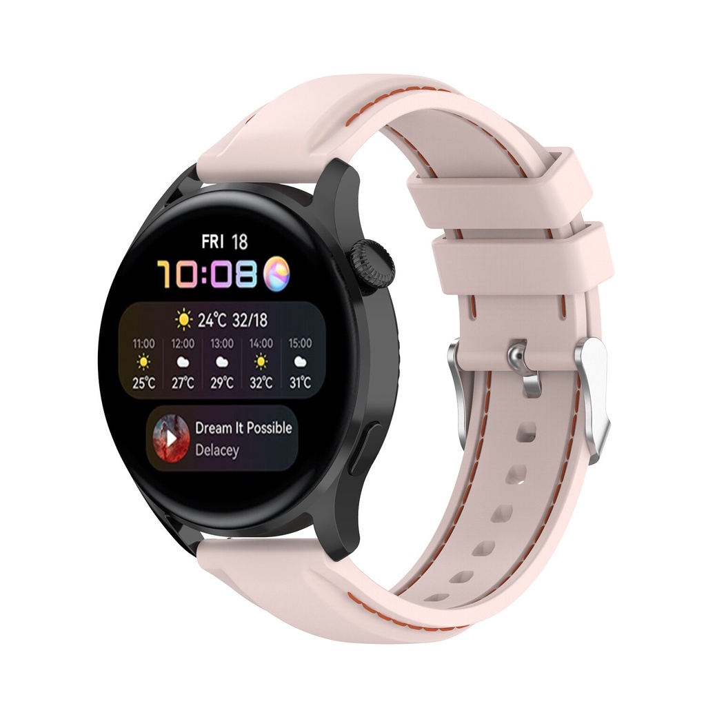 Dây đeo silicone thay thế thích hợp cho Huawei Watch 3 3pro/ Gt 2 Pro/ Gt 2 46mm/ 2e 22mm Honor Gs Pro/ Magic 2 46mm