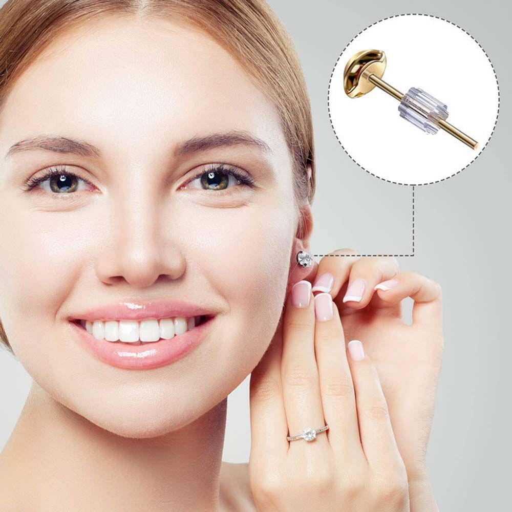 Nút Chặn Bông Tai Hình Bát Giác DIY