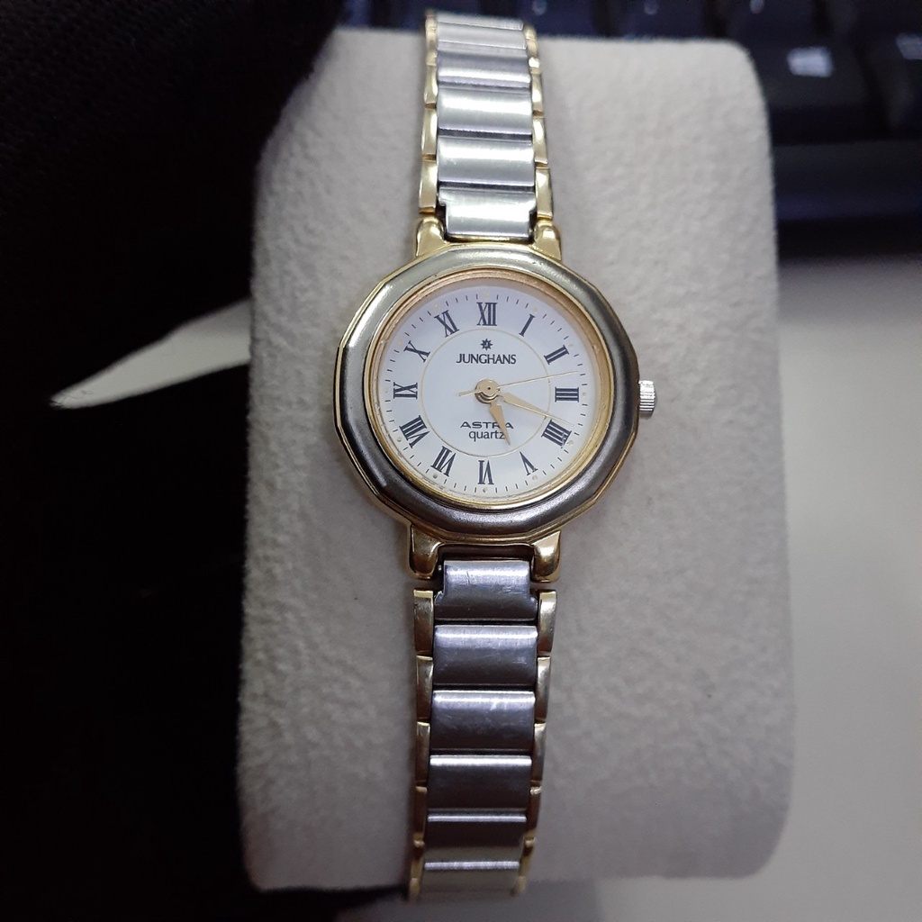 Đồng hồ nữ Junghans thương hiệu Đức demi vàng second hand