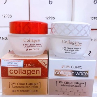 Kem dưỡng da nâng tone 3W Clinic colagen Hàn Quốc