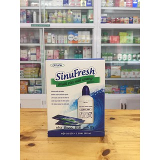 BÌNH RỬA MŨI SINUFRESH+30 GÓI MUỐI