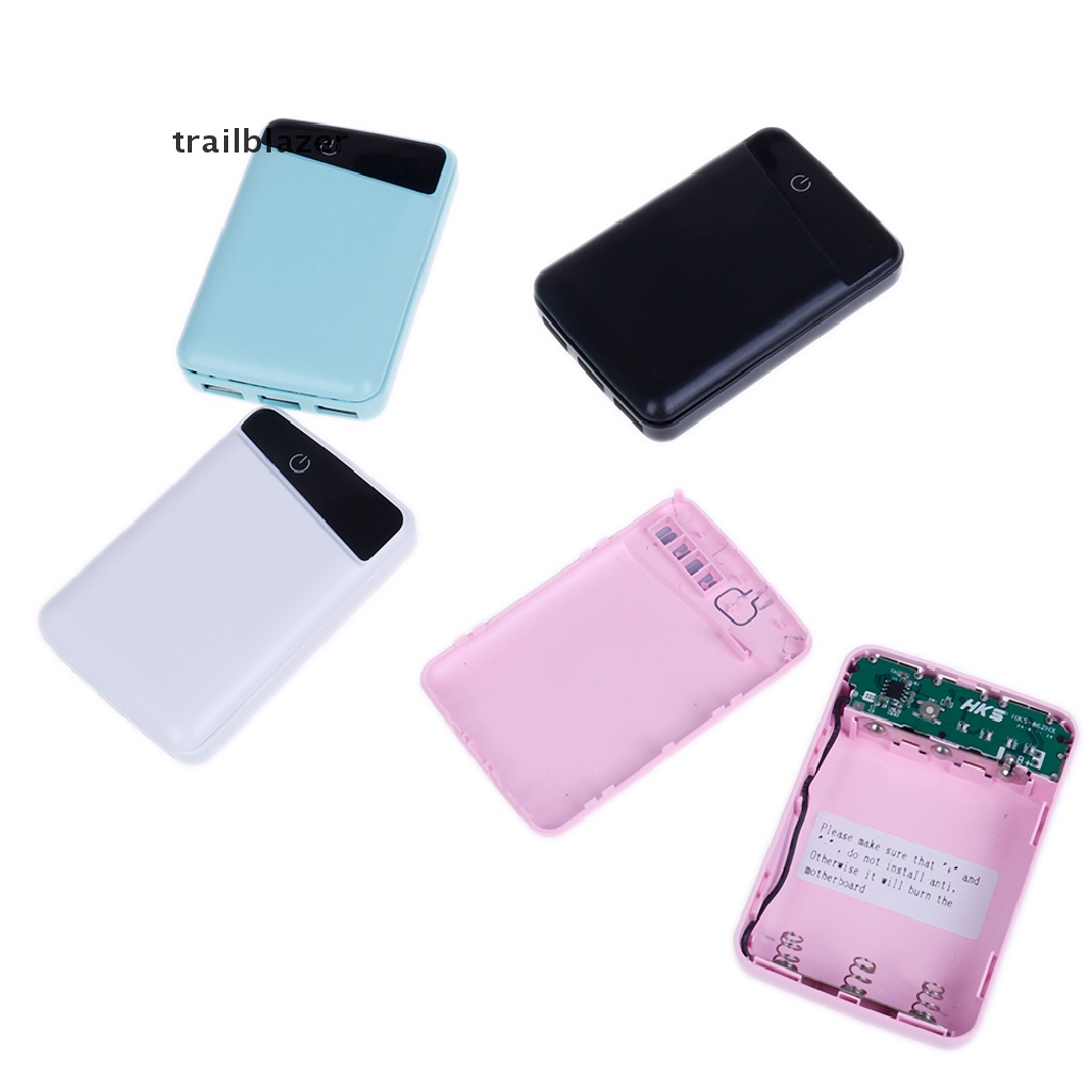 Hộp Pin Sạc Dự Phòng Tự Lắp Ráp 3 Cổng USB 3x 18650 Tiện Dụng