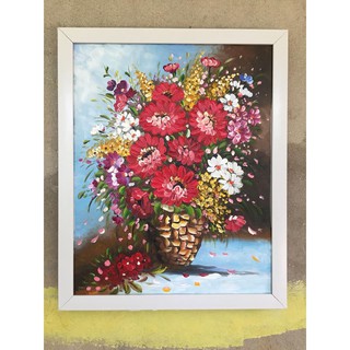 Tranh sơn dầu vẽ thủ công (45x55 gồm khung)