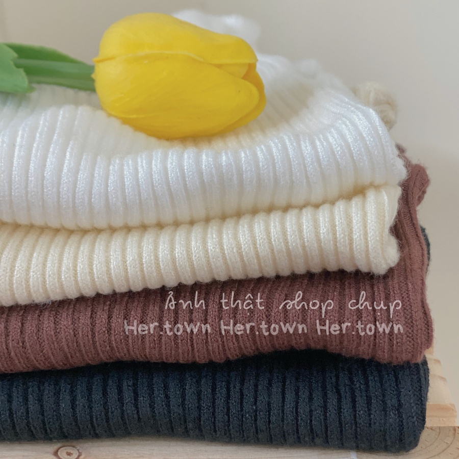 Áo len tăm 3 phân siêu mềm, ấm, giữ nhiệt tốt