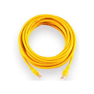 dây mạng bấm sẵn đầu đúc cat5e 10m vàng