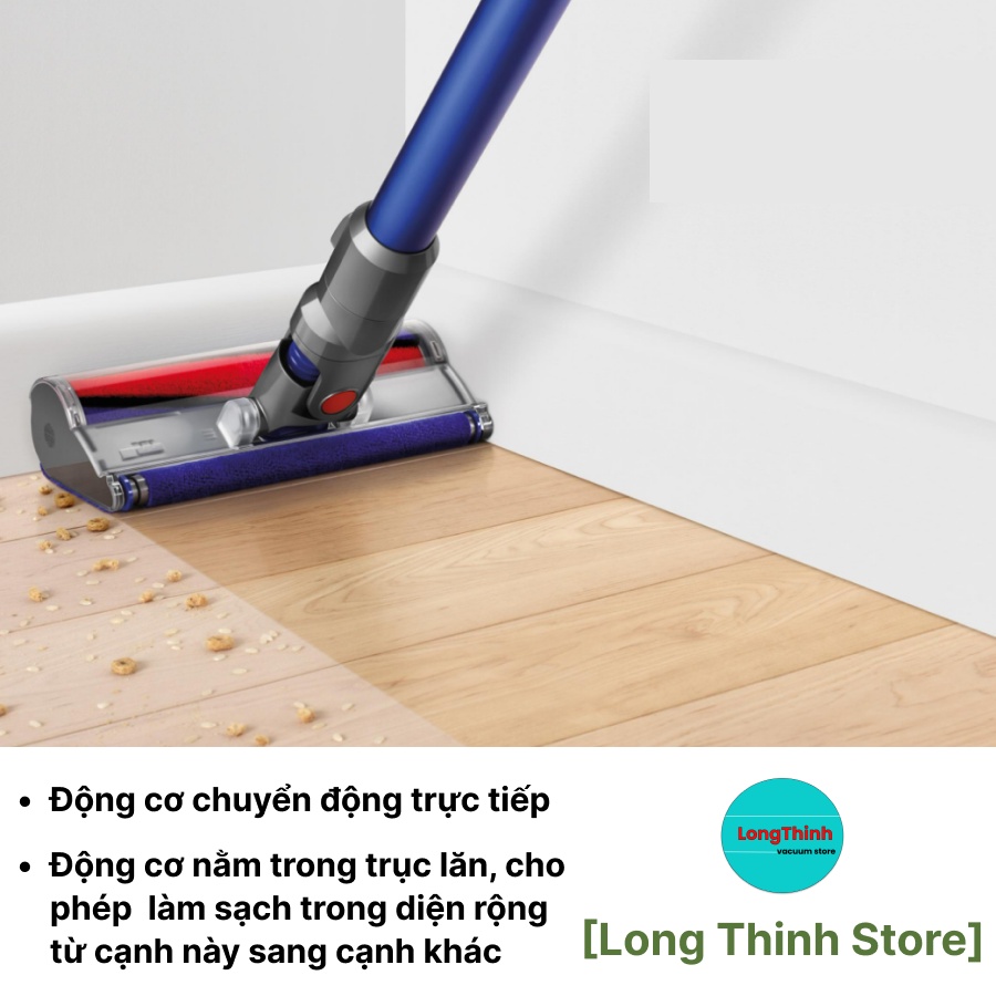 Chính Hãng -  Đầu hút sàn nhung mềm soft roller cleaner head  không dây 𝘿𝙮𝙨on V7 V8 V10 V11 V15