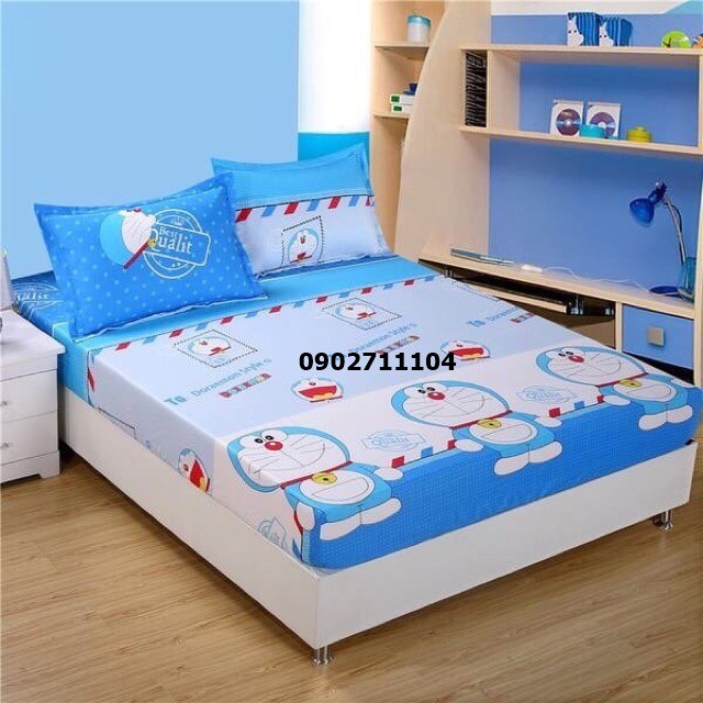 bộ ga gối doremon nhiều mẫu