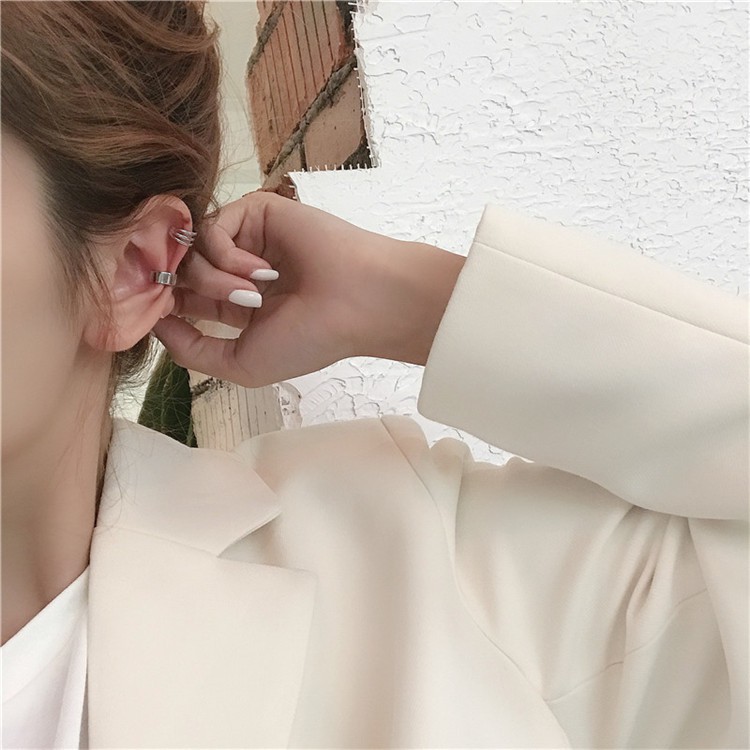 [H015] Khuyên tai/bông tai dạng kẹp vành tai đeo một bên thời trang cá tính trend