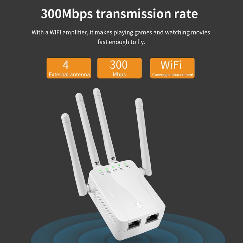 Bộ Khuếch Đại Tín Hiệu Wifi Không Dây M-95B 300M | BigBuy360 - bigbuy360.vn