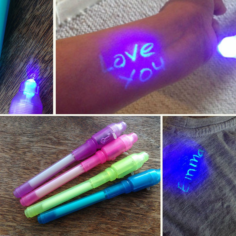 Bộ 3 Cây Bút Mực UV Dạ Quang