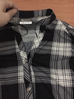 VÁy kẻ sơ mi