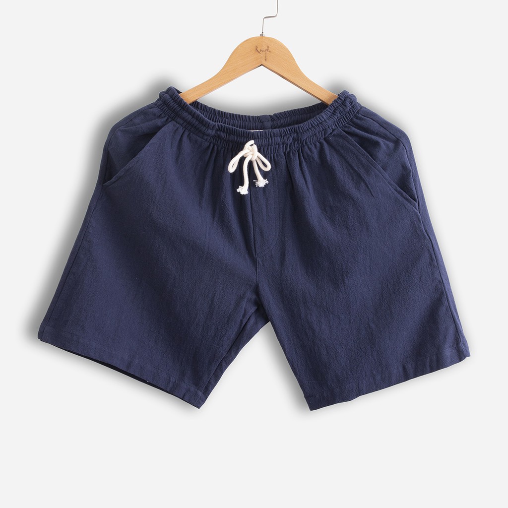 Quần Short Đùi ROUGH, Chất Liệu Đũi/Linen Mềm, Mịn, Thoáng Mát, 5 Màu Trẻ Trung