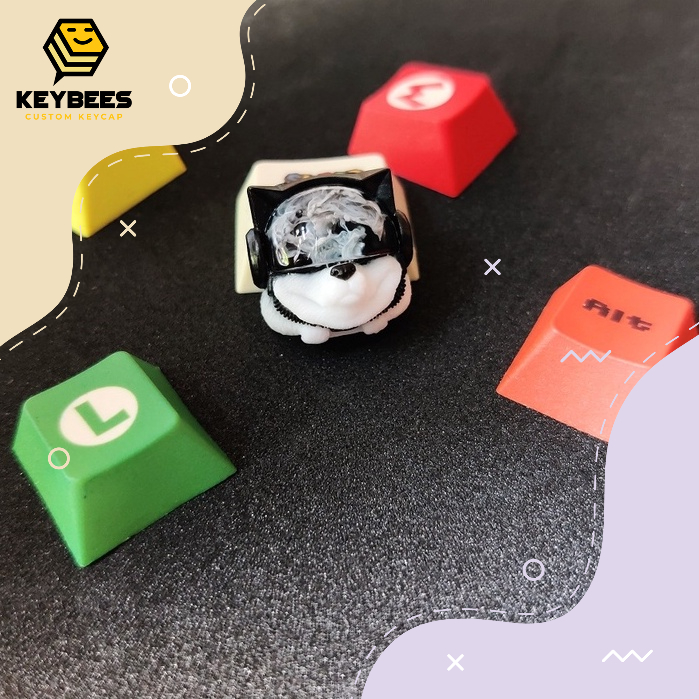 Nút bàn phím cơ Sirius Keycap Trắng