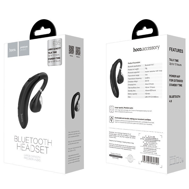 TAI NGHE BLUETOOTH CHÍNH HÃNG HOCO E35
