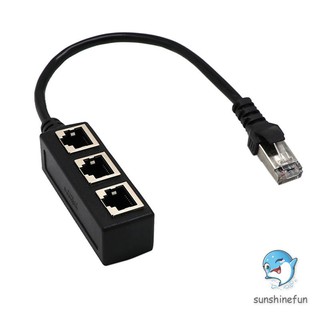 Dây cáp chia cổng mạng 1 ra 3 cổng cho CAT 5 / CAT 6 LAN