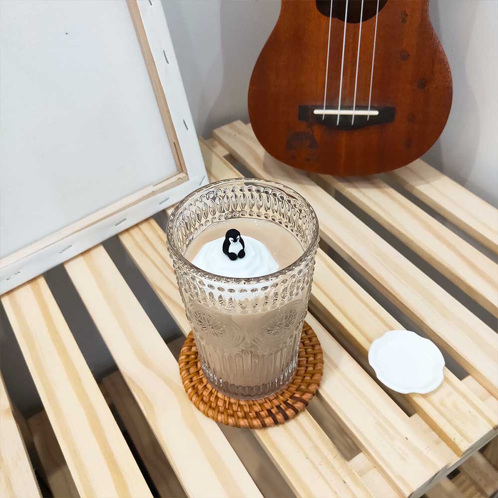 Dụng cụ lọc trà hình chim cánh cụt bằng thép không gỉ dễ thương