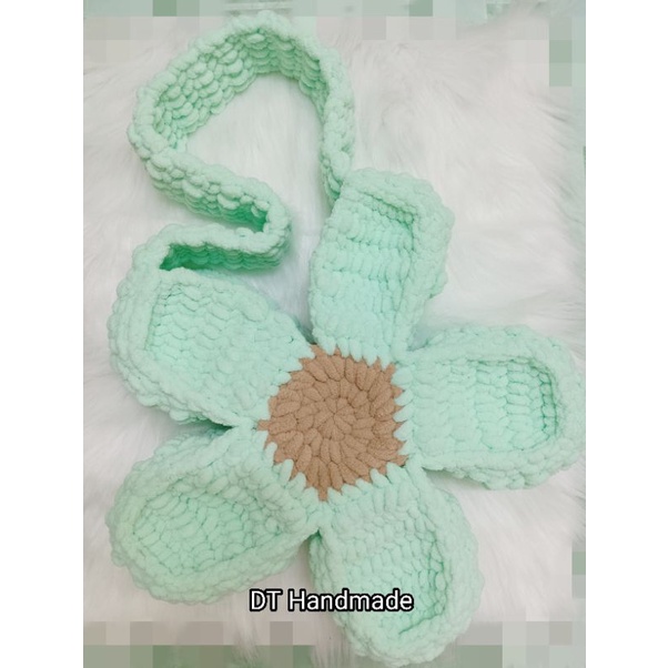 Bloom flower bag - Túi len hình bông hoa handmade - Bag Crochet
