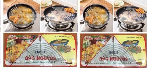 Vịt gác chảo inox