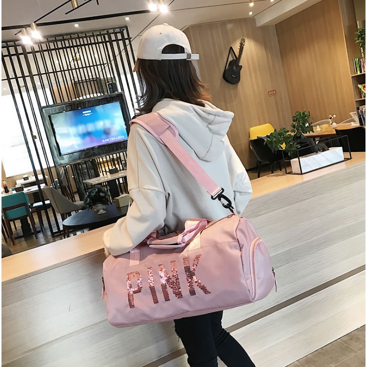 Túi trống túi tập gym thời trang túi thể thao cao cấp túi du lịch  Pink size to PN01