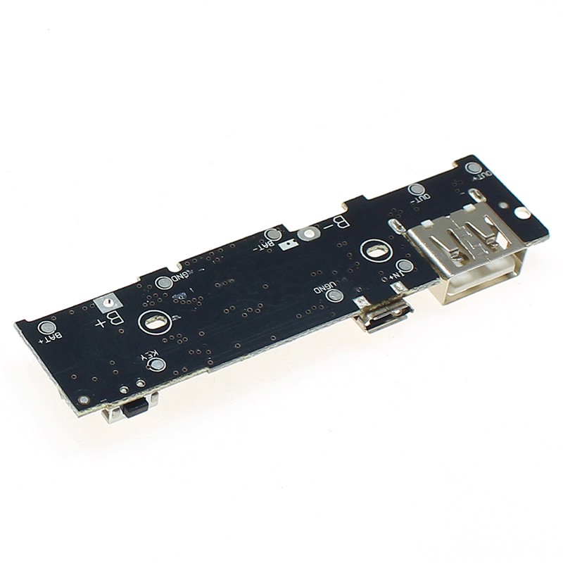 Mô-đun sạc dự phòng điện Bảng mạch điện dự phòng PCB Step Up Boost 18650 Mô-đun pin DIY
