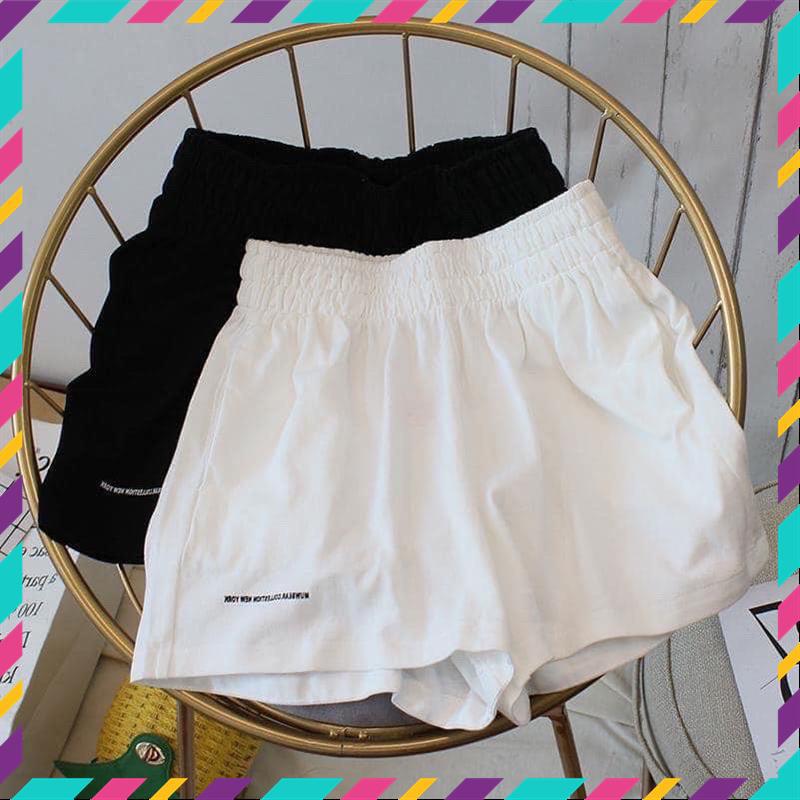 Quần unisex_quần đùi đũi nữ chun thêu siêu Hot MSP15320 | BigBuy360 - bigbuy360.vn