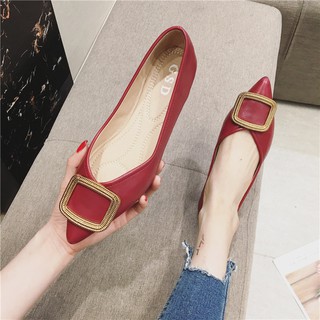 Giày Búp Bê Mũi Nhọn Size Lớn 31-45