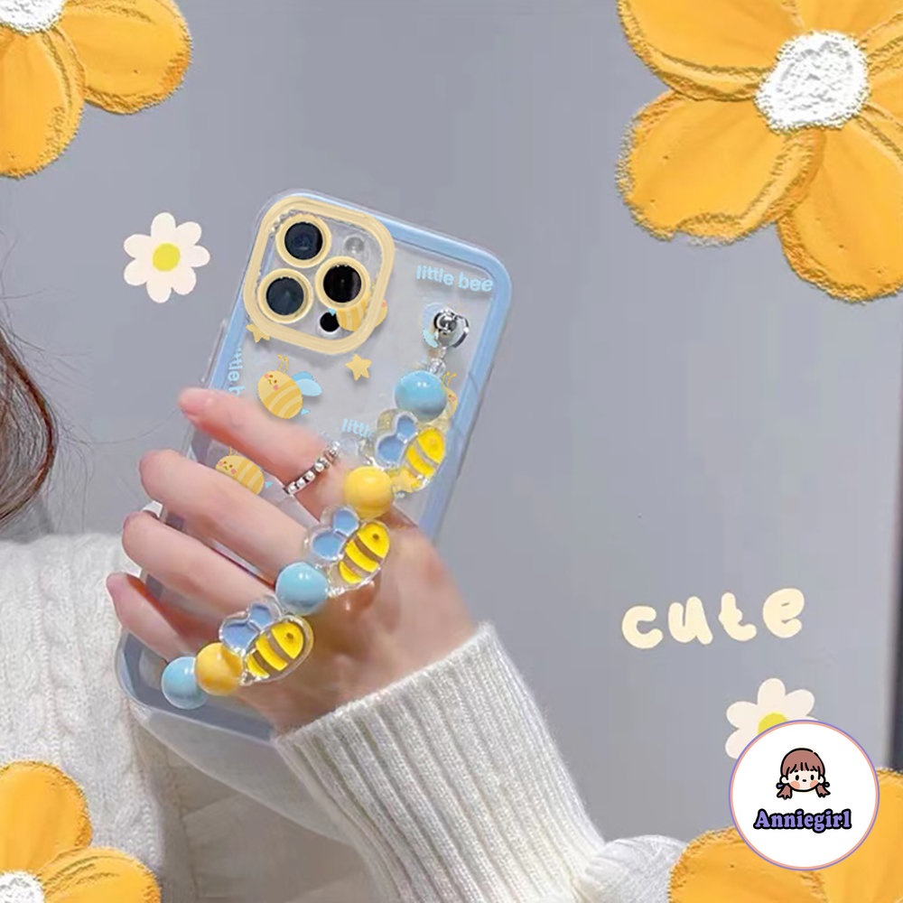 Ốp Điện Thoại Tpu Dẻo Họa Tiết Hoa Cúc Có Dây Đeo Chống Sốc Cho iPhone 12 11 Pro Max X Xr 8 7 Plus