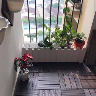 [Thiết kế chân liền] Chậu hàng rào/kẻ chỉ composite đủ size và màu sắc