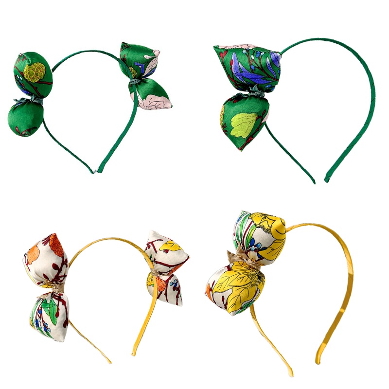 Băng Đô Vải In Họa Tiết Thắt Nơ Thời Trang Cho Nữ