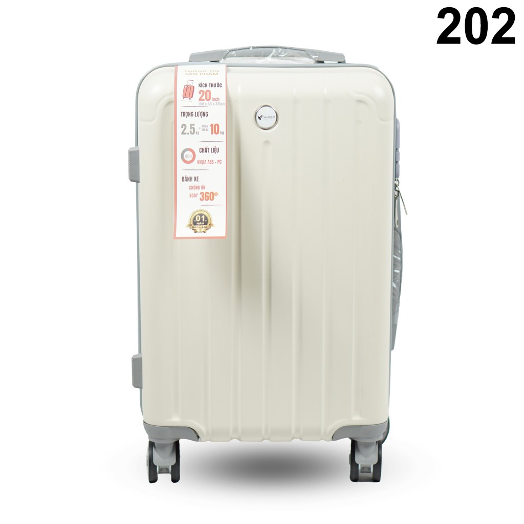 Mẫu 202 Vali kéo du lịch nhựa ABS chịu lực tới 70kg