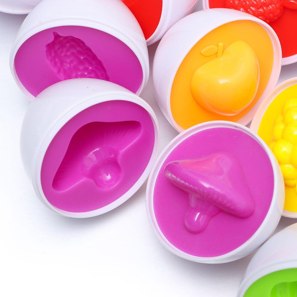 BEBETTERM Bộ 12 Quả Trứng Đồ Chơi Thông Minh 3D Theo Phương Pháp Montessori